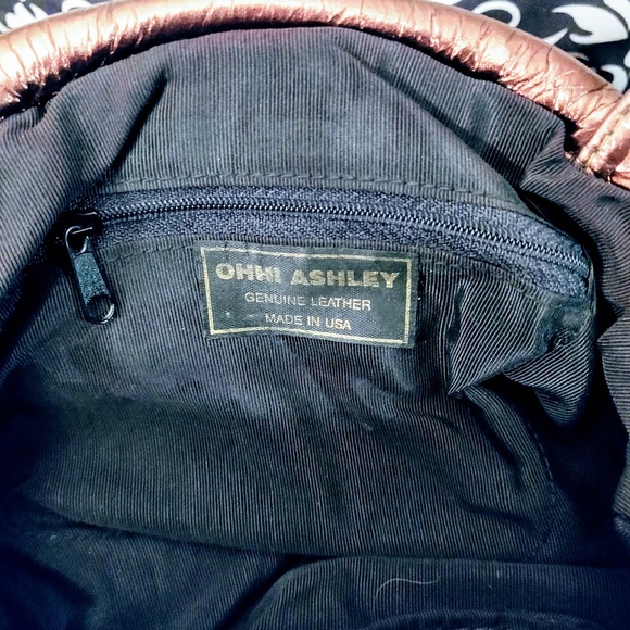 ⚡Vintage Orange Metallic Leather Bag ⚡ - Picture 2 of 5